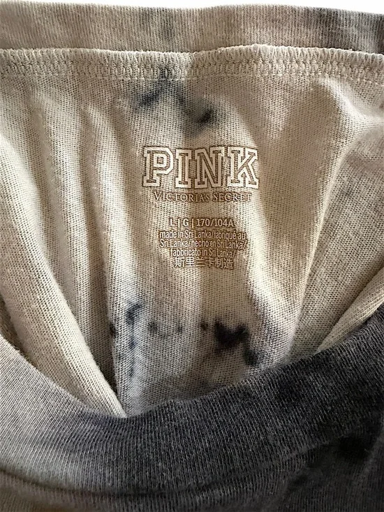 PINK Victoria's Secret Tie-Dye Twist Racerback Tank Pink Logo Size L - Picture 2 of 13